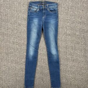 Joes Jeans The Skinny Flynn Medium Wash Blue Denim Pants Size 25 High rise